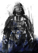 Cargar imagen en el visor de la galería, STAR WARS WATERCOLOR VADER