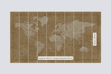 Carregar imagem no visualizador da galeria, VINTAGE WORLD MAP