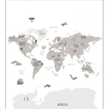 Lade das Bild in den Galerie-Viewer, OUR PLANET WORLD MAP
